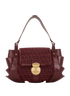 Tuc Hobo, &pound;350, Handbags, Burgundy, Canvas/Leather, Front view